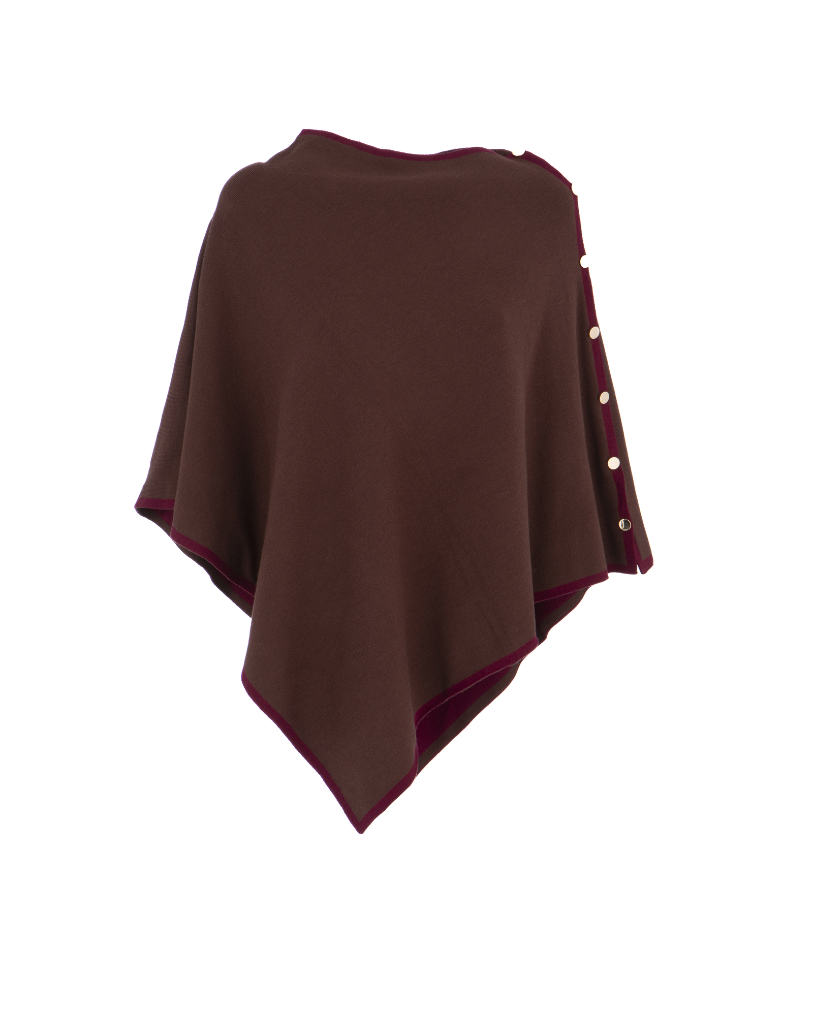 PONCHO BURGUNDY - AMY-PC1401