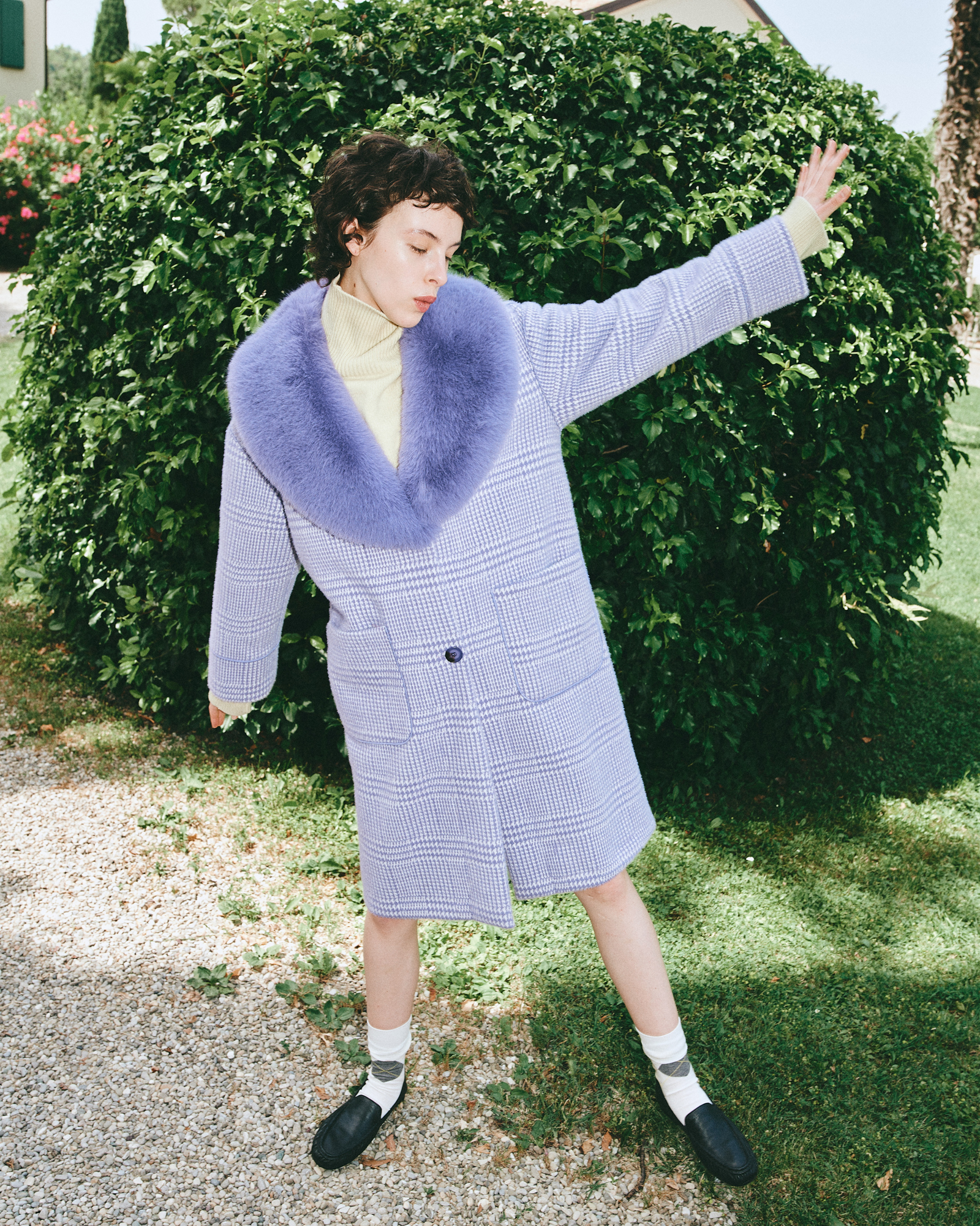 COAT PURPLE - AMU-CP101