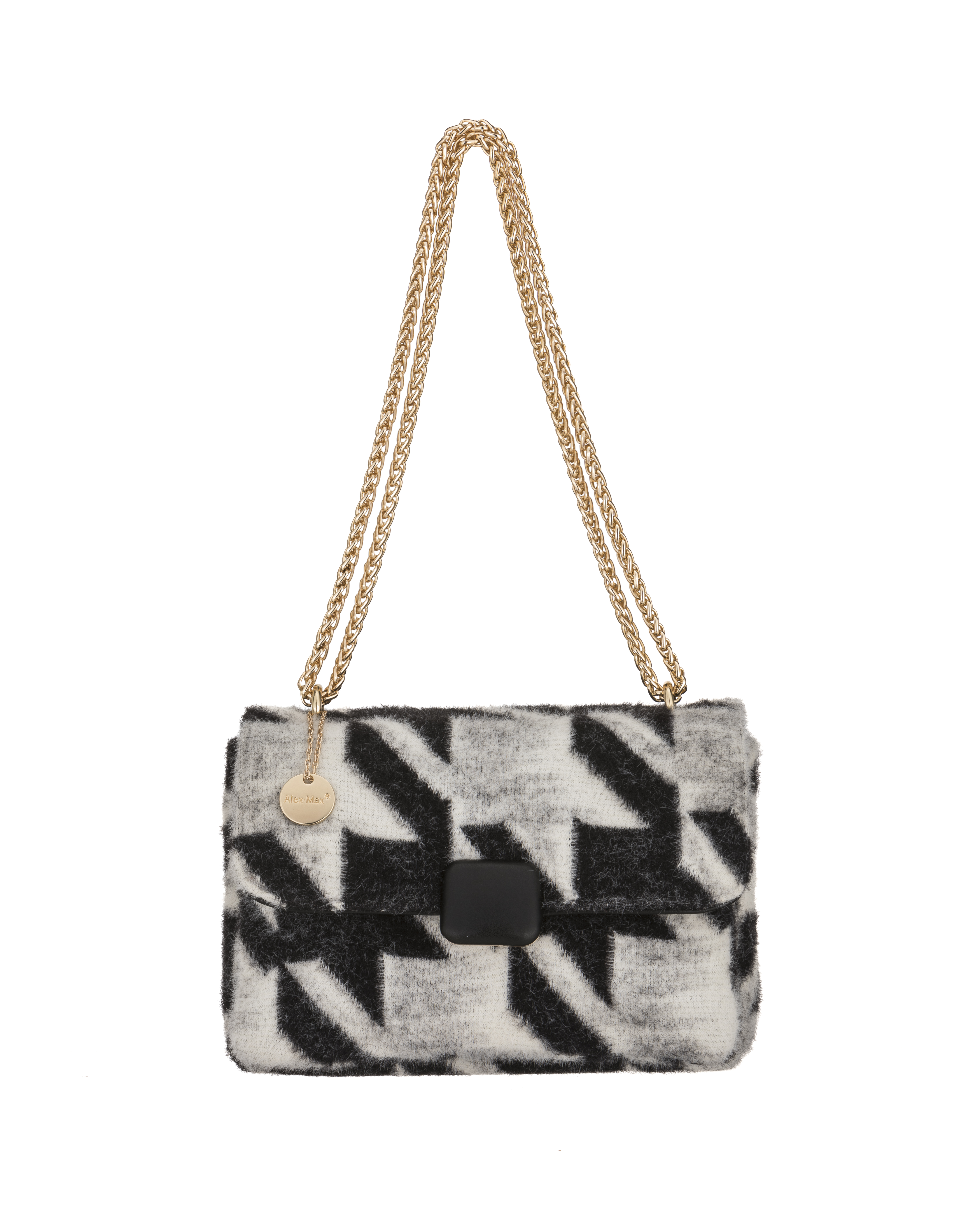 BORSA A TRACOLLA NERA - AMU-BO228