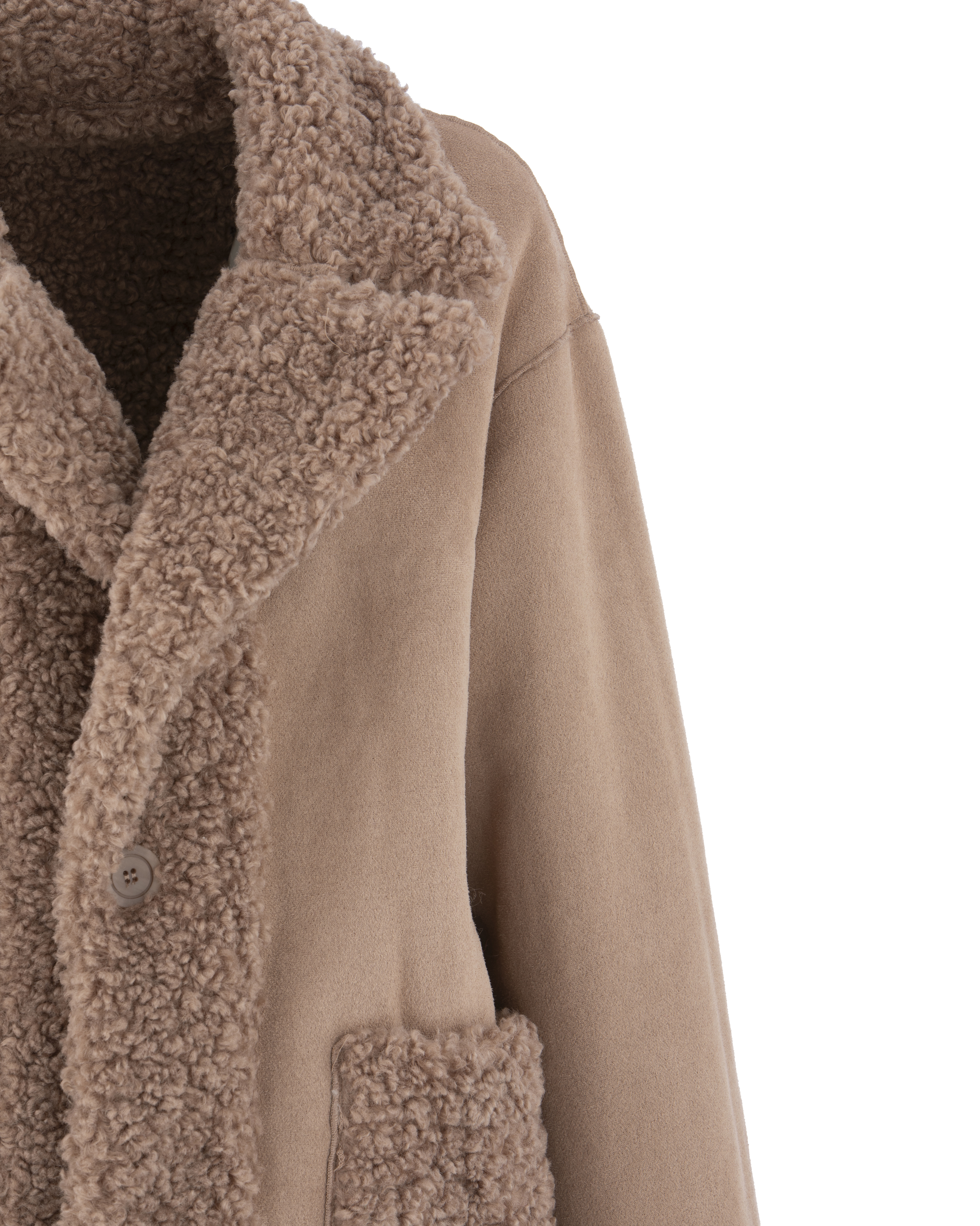 COAT TAUPE - AMU-CP120