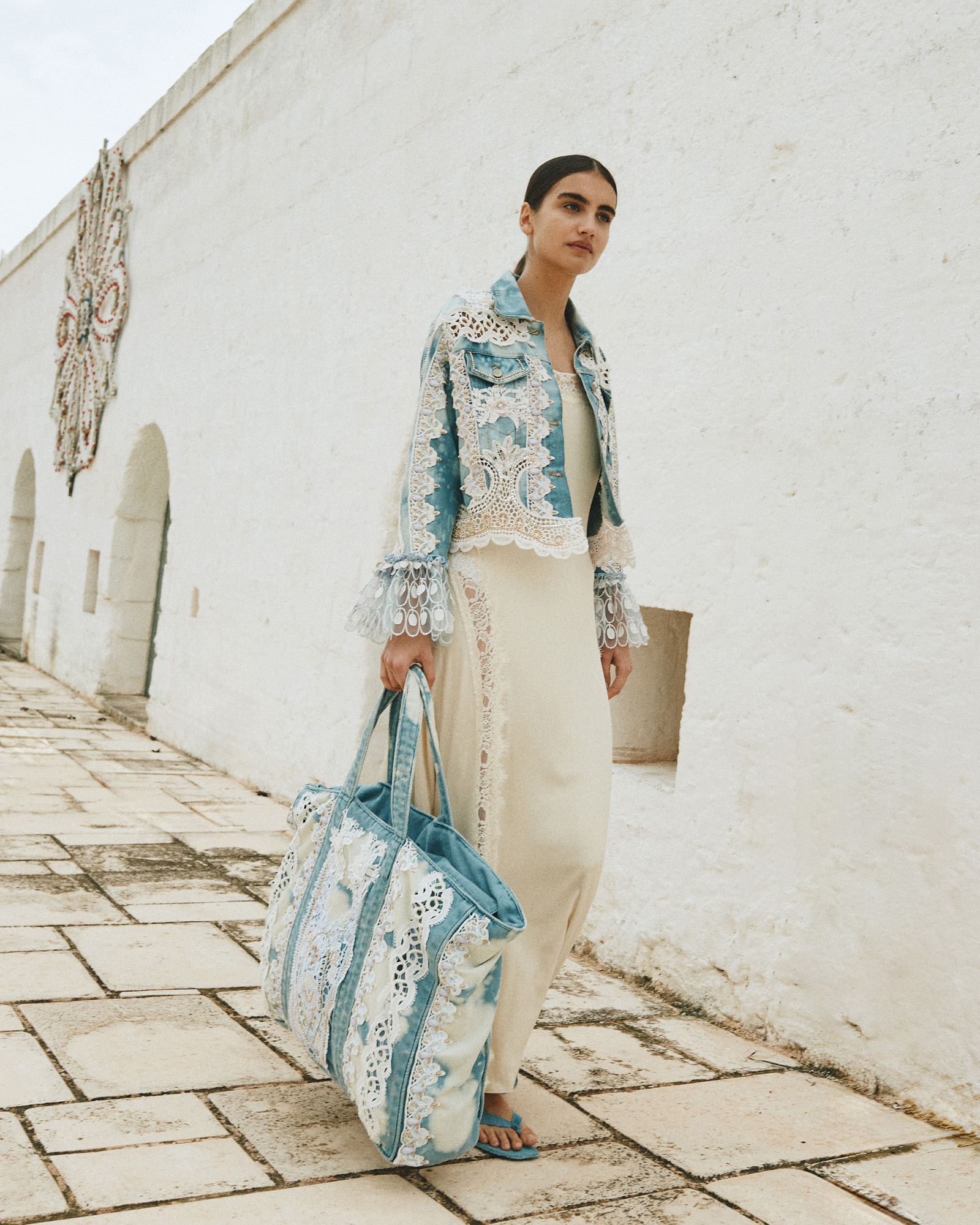 Handbag Alex E Max Borse Alex Max Beaded Tote Bag - Main Image