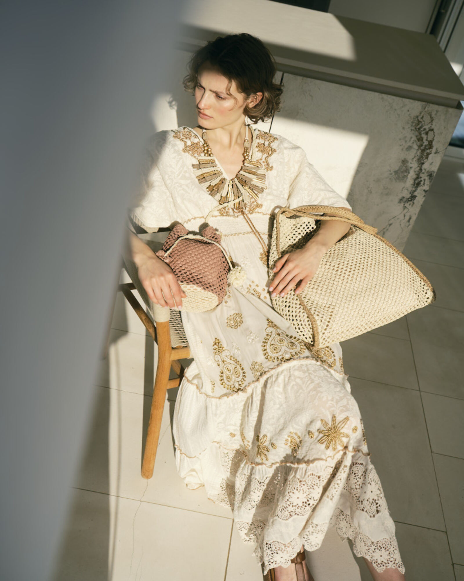 KAFTAN BEIGE - AMX-VE205