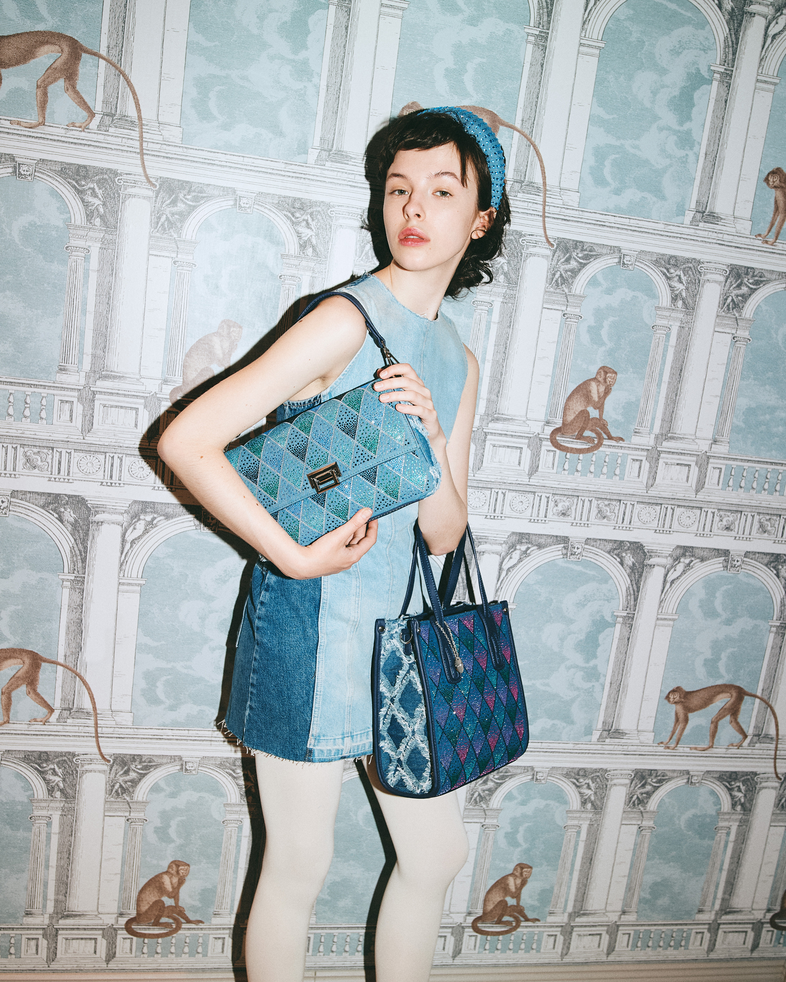 SHOULDER BAG BLUE - AMU-BO216