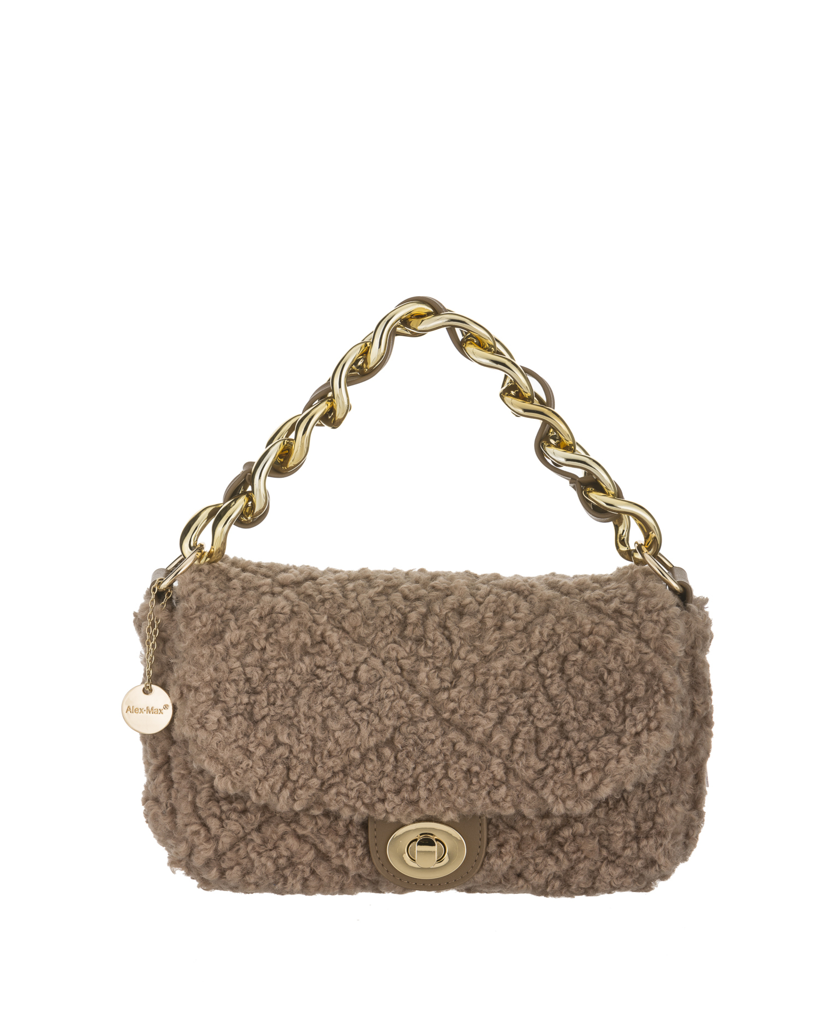 SHOULDER BAG TAUPE - AMU-BO221