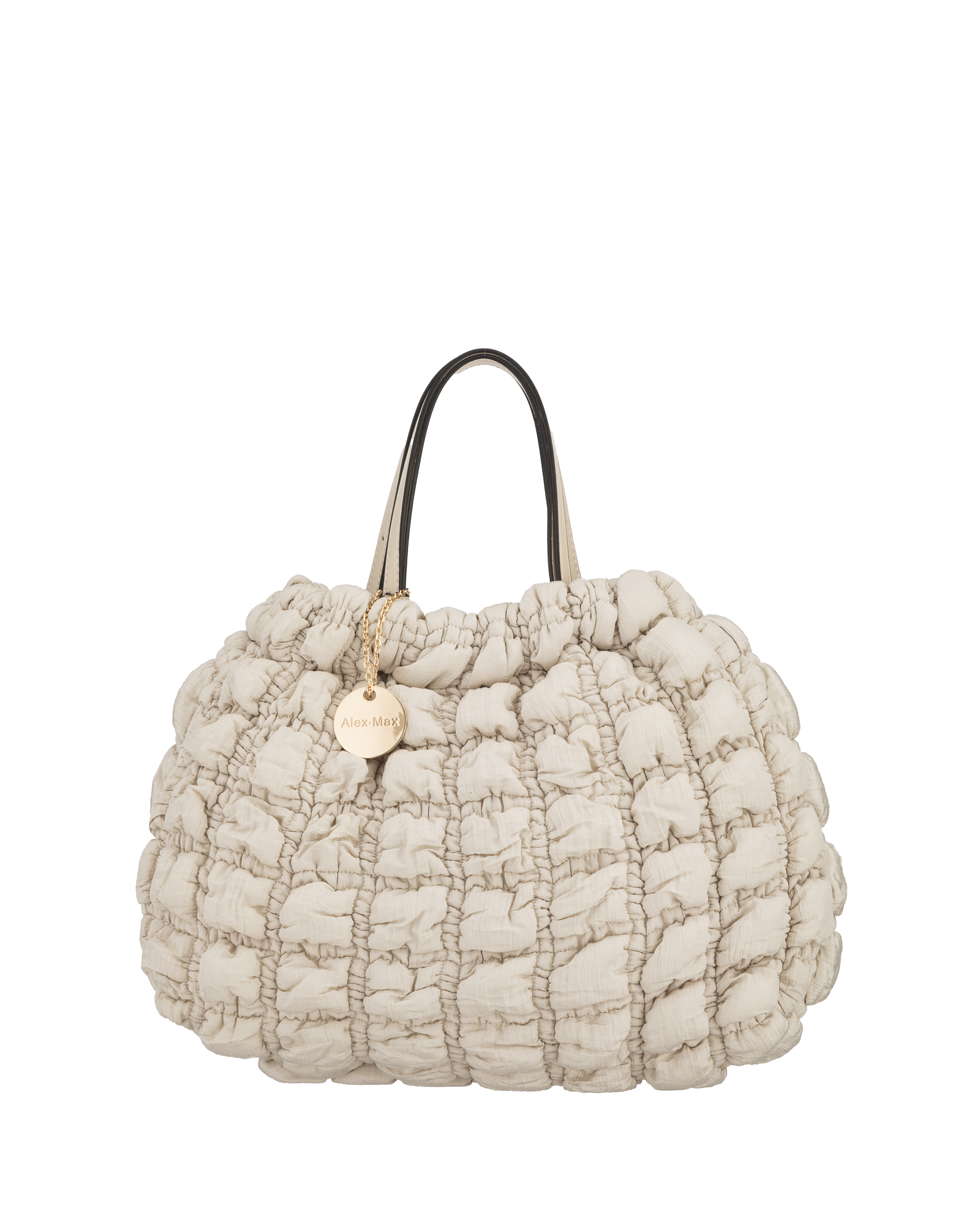Alex-Max かごバッグ ベージュ×ブラウン Handbags - Alex Max